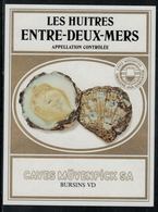 Etiquette De Vin // Bursins, Les Huitre, Entre-deux-Mers - Autres & Non Classés