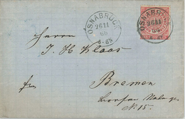 Osnabrück 1868 - Ein Groschen - Brief Nach Bremen - Storia Postale