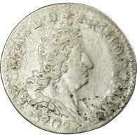 Monnaie, France, Louis XIV, 5 Sols Aux Insignes, 5 Sols, 1/16 ECU, 1702, Rouen - 1643-1715 Lodewijk XIV De Zonnekoning
