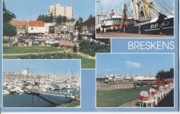 Breskens - Port - Market Markt  Fishing Boat  BR 43 -  Uitg. Van Leer's - Breskens