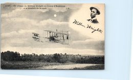 TRANSPORTs - AVIATION - Un Virage De Wilbur Wilbur Au Camp D'Auvours - Airmen, Fliers