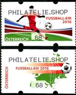 AUTRICHE Distributeurs Philat.Shop - Foot.2v 2016  Neuf ** MNH - 2011-2020 Nuovi & Linguelle