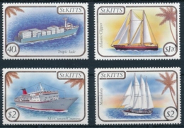 St. Kitts - Postfrisch/** - Schiffe, Seefahrt, Segelschiffe, Etc. / Ships, Seafaring, Sailing Ships - Maritiem