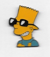 Pin's  Personnage  BARTH  Avec  Ses  Lunettes, Cinéma, B D  SIMPSON - Comics