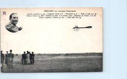 TRANSPORTs - AVIATION - Prévost , Sur Monoplan  Deperdussin - Aviateurs