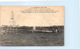 TRANSPORTs - AVIATION - La Conquète De L'Air - L'aéroplane  Wright Et Son Pylone De Lancement - ....-1914: Précurseurs