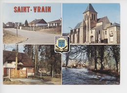 Saint Vrain : Cirollières, église, Clos Saint Caprais, La Juine, Blason (multivues N°11/101) - Saint Vrain