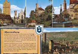 1 AK Germany Baden-Württemberg * Chronikkarte Der Stadt Ravensburg Mit Wappen * - Ravensburg