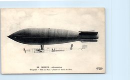 TRANSPORTs - AVIATION - Sport - Aérostation - Dirigeable " Ville De Paris - Zeppeline