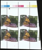 Niuafo'ou 2012, Butterflies, Val Of 2.40$, ERROR In Perforation, BF - Fehldrucke