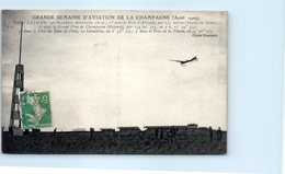 TRANSPORTs - AVIATION - Grande Semaine D'aviation De La Champagne ( Aout 1909 ) Hubert Latham - Airmen, Fliers