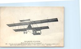 TRANSPORTs - AVIATION -  Les Grands Aviateurs Record Dub Monde Avec 3 Passager - Henry  Farman - Flieger