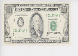 Delcampe - One Hundred Dollars - The United States Of America (cp Vierge éd BDM) - Münzen (Abb.)