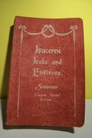 LUCERNE   - LUZERNE - LAKE AND  ENVIRONS  -  SOUVENIR  -1909  - - Culture