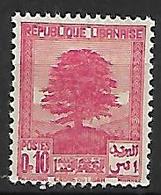 GRAND LIBAN    -    1937 .  Y&T N° 150 *.   Cèdre - Unused Stamps