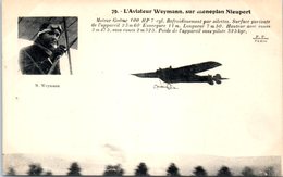 TRANSPORTS - AVIATION - L'aviateur Weymann - Airmen, Fliers