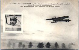 TRANSPORTS - AVIATION - Célèbre Aviateur NIEUPORT - Aviadores