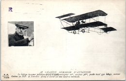 TRANSPORTS - AVIATION - Grande Semaine D'Aviation - Le Biplan Sommer Piloté Par Bouvier - Aviateurs