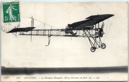 TRANSPORTS - AVIATION - Le Nouveau Monoplan Henry Farman - Aviateurs