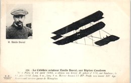 TRANSPORTS - AVIATION - Le Célèbre Aviateur Emile DAVAL - Airmen, Fliers