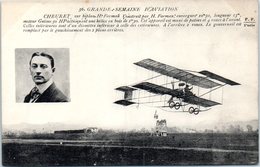 TRANSPORTS - AVIATION - Grande Semaine D'Aviation - Cheuret - Aviateurs