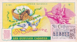 ¤¤  -  Billet De La Loterie Nationale De 1973   -  1/10   -  Les Gueules Cassées   -  ¤¤ - Billetes De Lotería