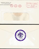 J) 1967 UNITED STATES, SUPREME COUNCIL 33°, METTER STAMPS, FDC - Andere & Zonder Classificatie