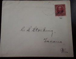 O) 1899 CIRCA - PHILIPPINES - US POSSESSIONS, GARFIELD 6c OVERPRINTED IN BLACK, TO TACANA - Philippinen