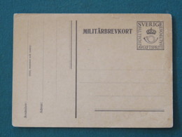 Sweden Around 1974 Military Army Unused Postcard - Militärmarken