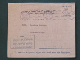 Sweden 1944 FDC Military Army Cover Perhaps Sent From Germany - Militares