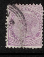 NZ 1882 2d SSF White Patch On Queens Cheek SG 238 U #BDH175 - Errors, Freaks & Oddities (EFO)