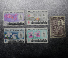 PENANG  MALAYA  STAMPS    1938-57     Used   ~~L@@K~~ - Penang