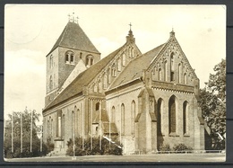 Deutschland DDR 1977 Erholungsort PLAU Stadtkirche Gesendet 1990 Mit Briefmarke - Plau