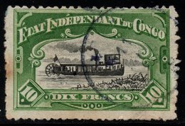 S014.-. BELGIUM CONGO. 1898 - SC#: 30 - USED - RIVER STEAMER ON THE CONGO - Neufs