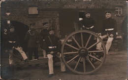 !  Alte Fotokarte Aus Verden, Geschütz, Artillerie, Photo, Soldaten, Militär, Militaria, 1907 - Personnages