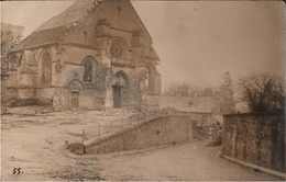 ! [60] Oise, Foto 1914-1918, 1. Weltkrieg, Allemagne Photocard Autreches, Eglise, Kirche, Guerre 14-18, Frankreich - Autres & Non Classés