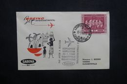CONGO BELGE - Enveloppe 1er Vol Leopoldville /  Elisabethville  En 1960 ,affranchissement Plaisant - L 37026 - Covers & Documents