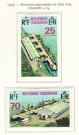 Nouvelles Hébrides - Neue Hebriden - New Hebrides 1973 Y&T N°368 à 369 - Michel N°363 à 364 * - Port Vila - En Anglais - Unused Stamps