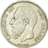 Monnaie, Belgique, Leopold II, 5 Francs, 5 Frank, 1867, Point Après F, TB+ - 5 Francs