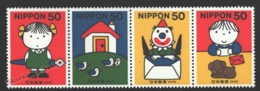 Japon - Japan 2000 Yvert 2862-65, Writing Letter Day, Characters Of Dick Bruna - MNH - Neufs