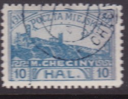 POLAND 1919 Checiny 10 HAL Used Perf - Errors & Oddities