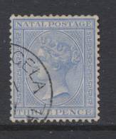NATAL, 18882 3d Blue Very Fine, SG100, Cat £17 - Natal (1857-1909)