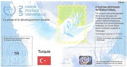 TURKEY - (IRC) INTERNATIONAL REPLY COUPON (exp. 31.12.2021) (MINT), MNH - Entiers Postaux