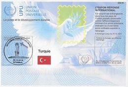 TURKEY - (IRC) INTERNATIONAL REPLY COUPON (exp. 31.12.2021) (SPECIAL-DAY POSTMARKED-02), MNH - Postwaardestukken