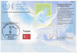 TURKEY - (IRC) INTERNATIONAL REPLY COUPON (exp. 31.12.2021) (SPECIAL-DAY POSTMARKED-02), MNH - Ganzsachen