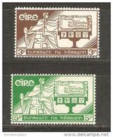 Ireland - 1958 Constitution Anniversary Set Of 2 MLH *  SG 176-7  Sc 169-70 - Unused Stamps