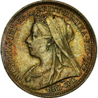 Monnaie, Grande-Bretagne, Victoria, 3 Pence, 1898, SPL, Argent, KM:777 - F. 3 Pence