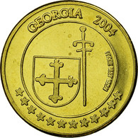 Géorgie, 10 Euro Cent, 2004, SPL, Laiton - Prove Private