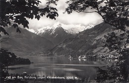 ZELL AM SEE Gegen Kitzsteinhorn Salzburg - Nicht Gelaufen 1956, Gute Erhaltung - Zell Am See