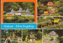 80909- OEDERAN- MINIATURE PARK, CASTLE, STAGE COACH, HOUSES - Oederan